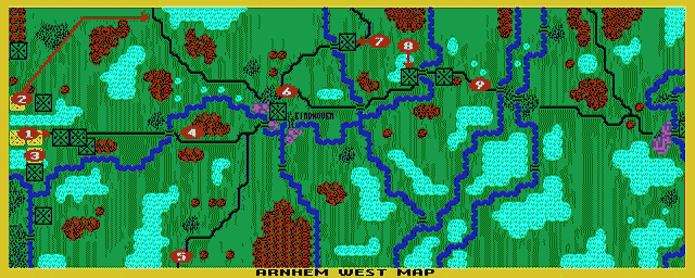 Arnhem West Map