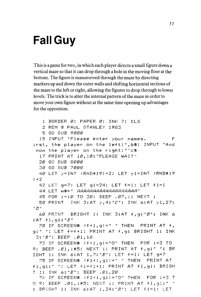 60 Programs For The Sinclair ZX Spectrum - Page 11