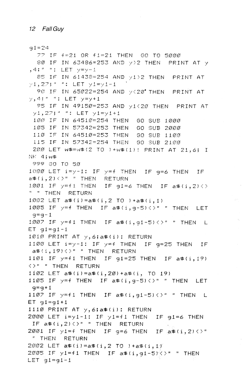 60 Programs For The Sinclair ZX Spectrum - Page 12