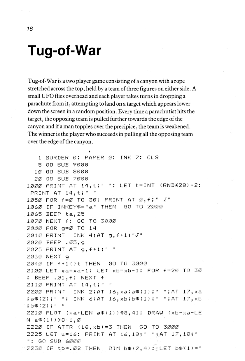 60 Programs For The Sinclair ZX Spectrum - Page 16