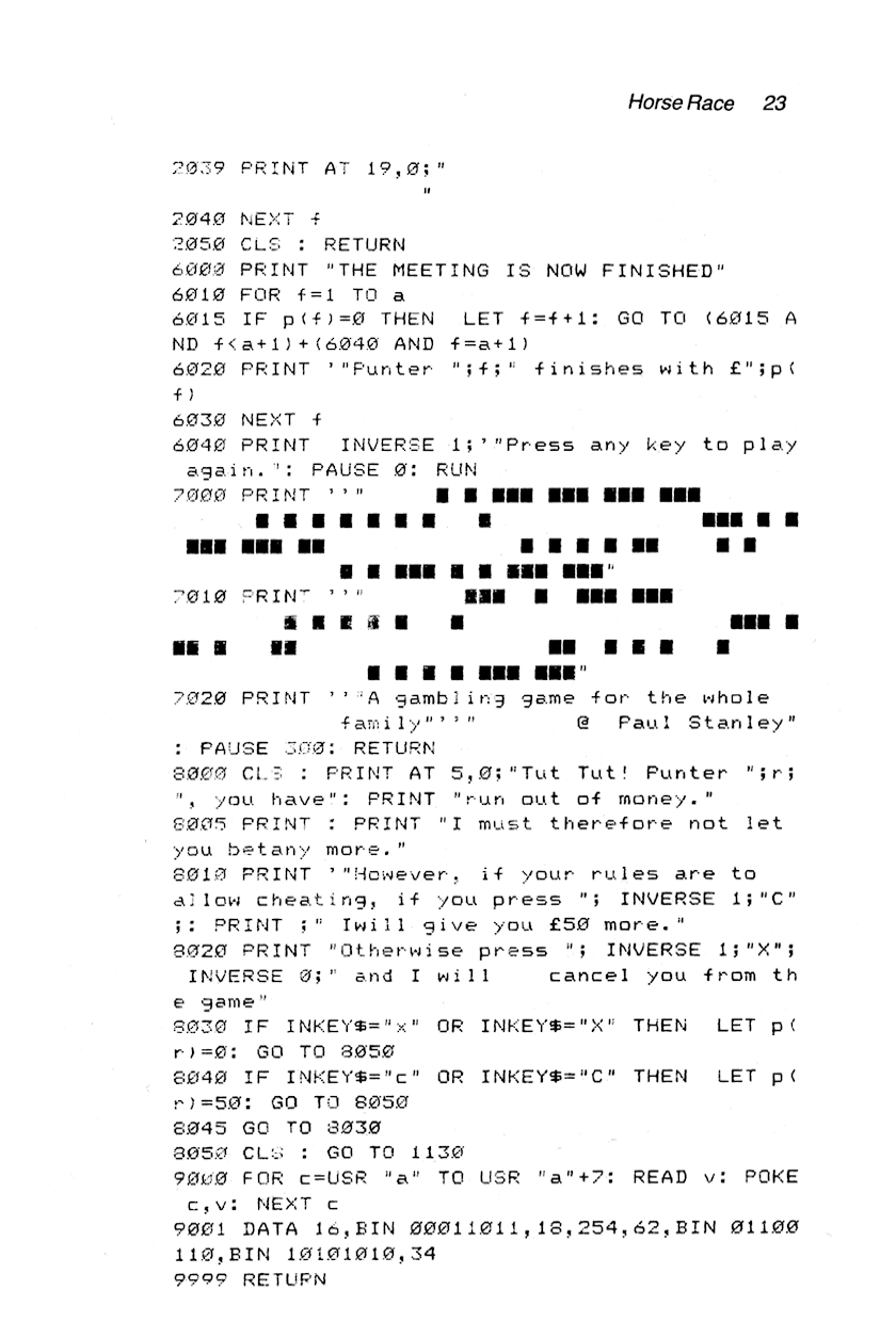 60 Programs For The Sinclair ZX Spectrum - Page 23