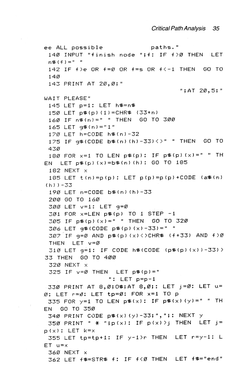 60 Programs For The Sinclair ZX Spectrum - Page 35