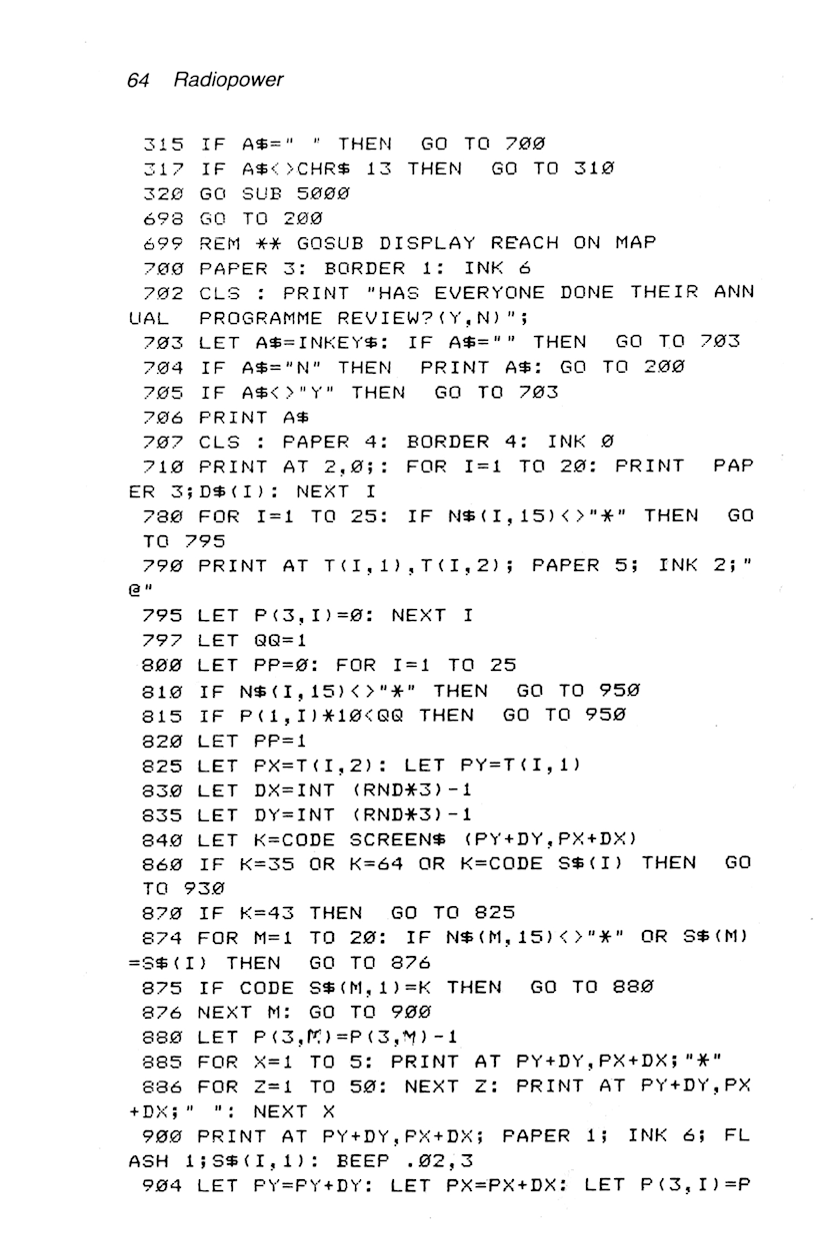 60 Programs For The Sinclair ZX Spectrum - Page 64