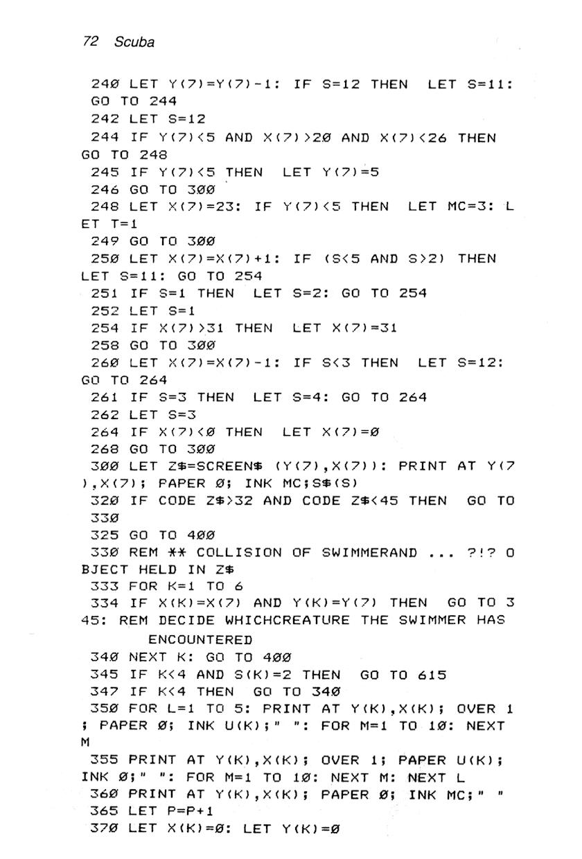60 Programs For The Sinclair ZX Spectrum - Page 72