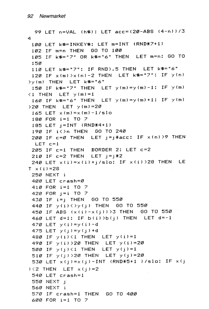 60 Programs For The Sinclair ZX Spectrum - Page 92