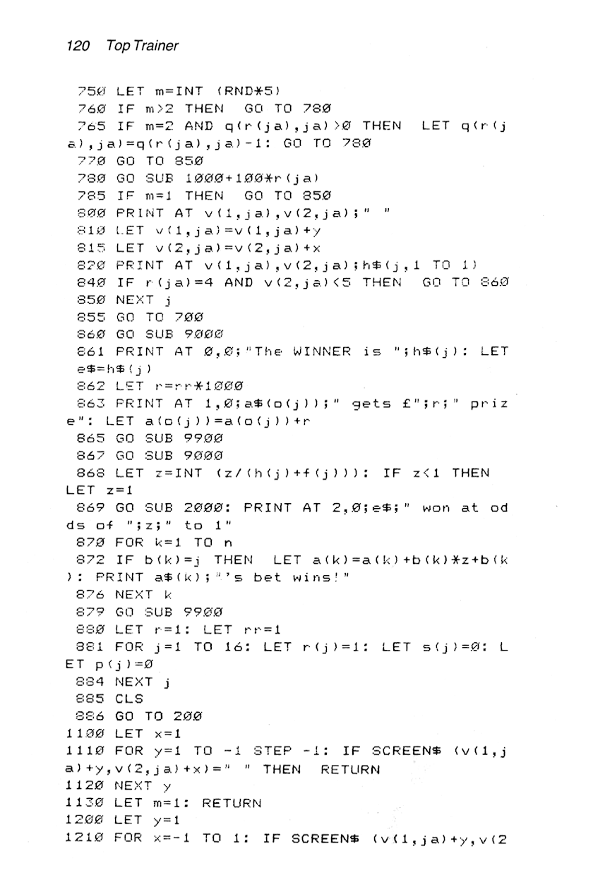 60 Programs For The Sinclair ZX Spectrum - Page 120