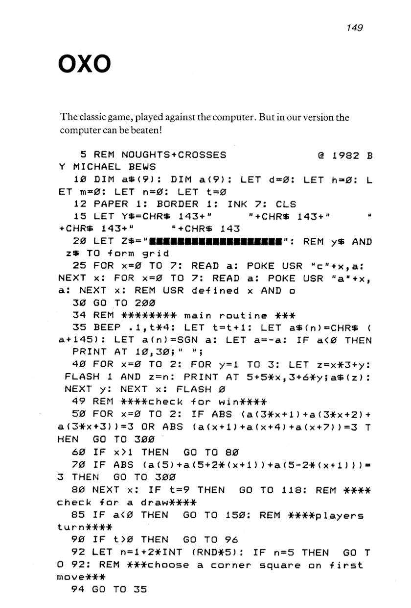 60 Programs For The Sinclair ZX Spectrum - Page 149