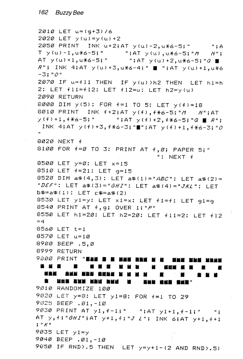 60 Programs For The Sinclair ZX Spectrum - Page 162