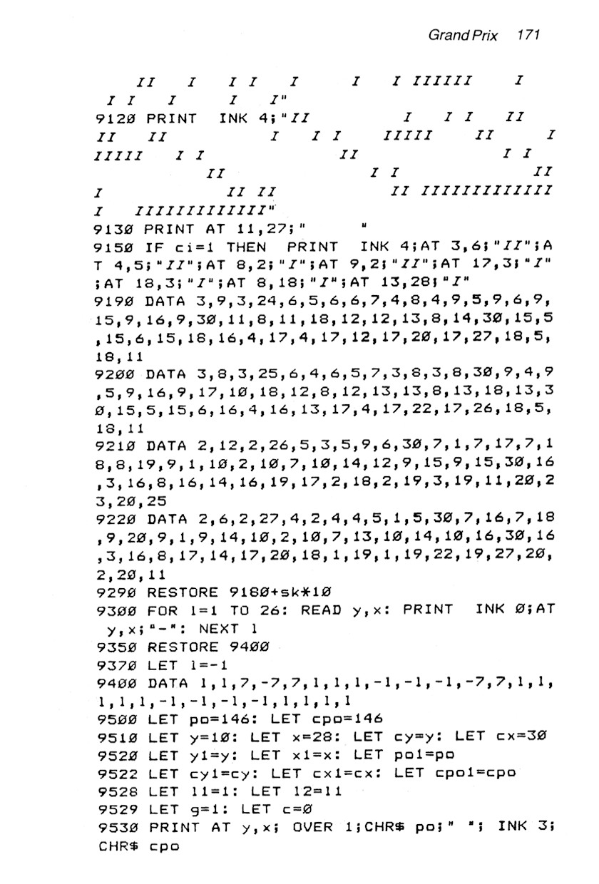 60 Programs For The Sinclair ZX Spectrum - Page 171