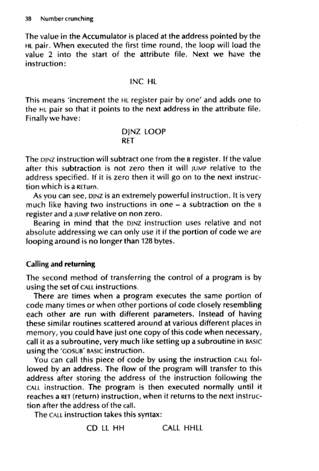 Cracking The Code on the Sinclair ZX Spectrum - Page 38