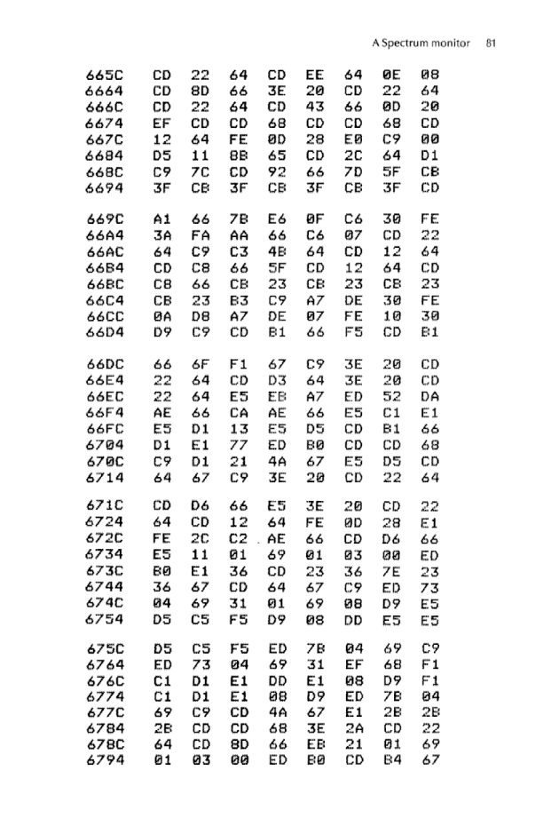 Cracking The Code on the Sinclair ZX Spectrum - Page 81