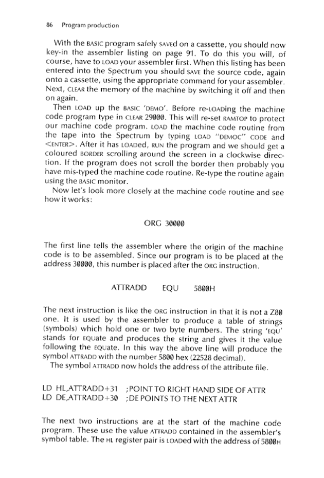 Cracking The Code on the Sinclair ZX Spectrum - Page 86