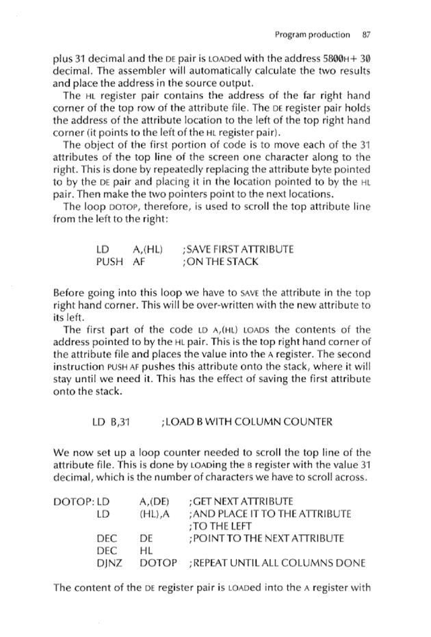 Cracking The Code on the Sinclair ZX Spectrum - Page 87