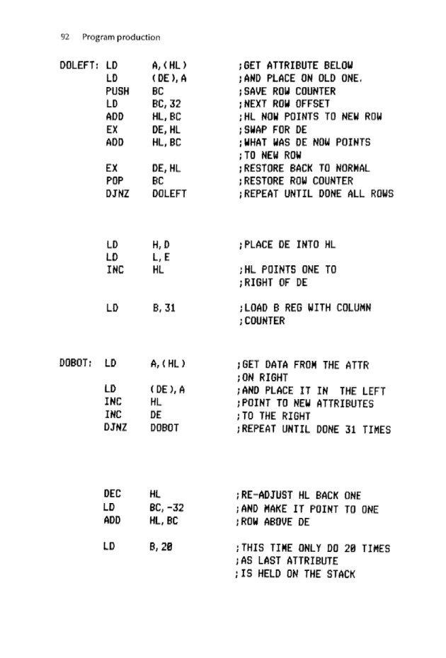 Cracking The Code on the Sinclair ZX Spectrum - Page 92