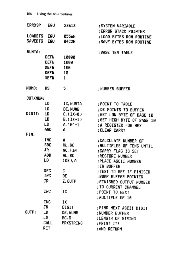 Cracking The Code on the Sinclair ZX Spectrum - Page 106