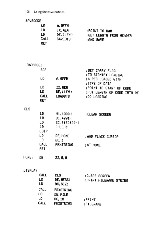 Cracking The Code on the Sinclair ZX Spectrum - Page 108