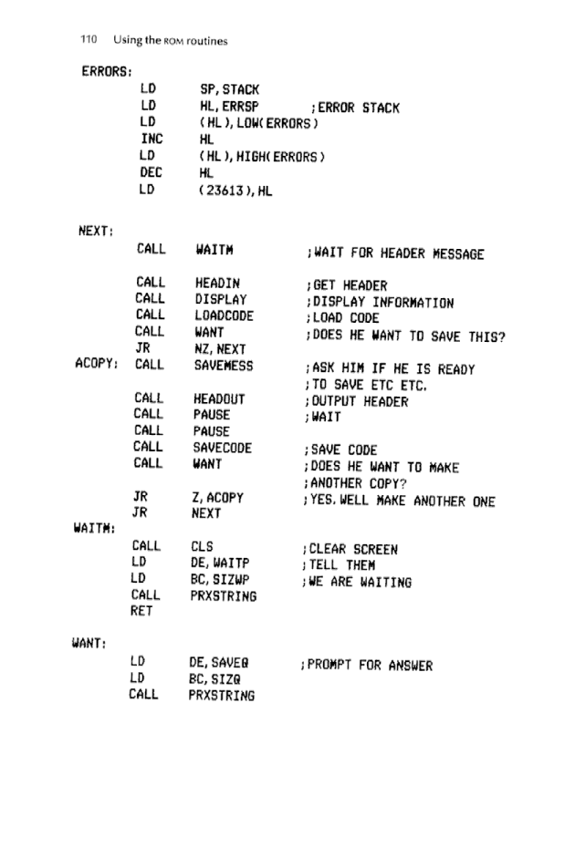 Cracking The Code on the Sinclair ZX Spectrum - Page 110