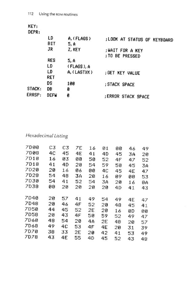 Cracking The Code on the Sinclair ZX Spectrum - Page 112