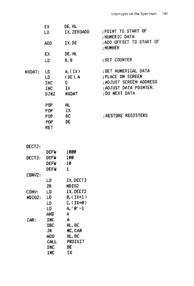 Cracking The Code on the Sinclair ZX Spectrum - Page 149