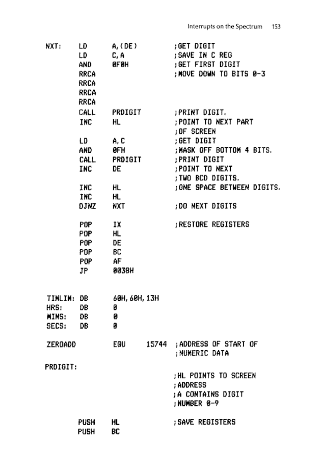 Cracking The Code on the Sinclair ZX Spectrum - Page 153