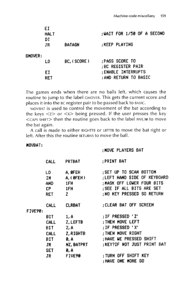 Cracking The Code on the Sinclair ZX Spectrum - Page 159