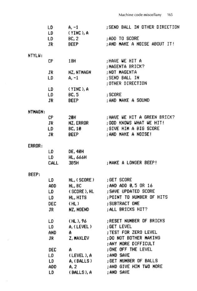 Cracking The Code on the Sinclair ZX Spectrum - Page 165
