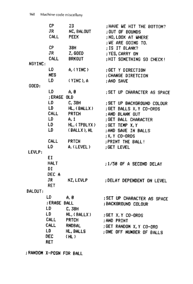 Cracking The Code on the Sinclair ZX Spectrum - Page 168