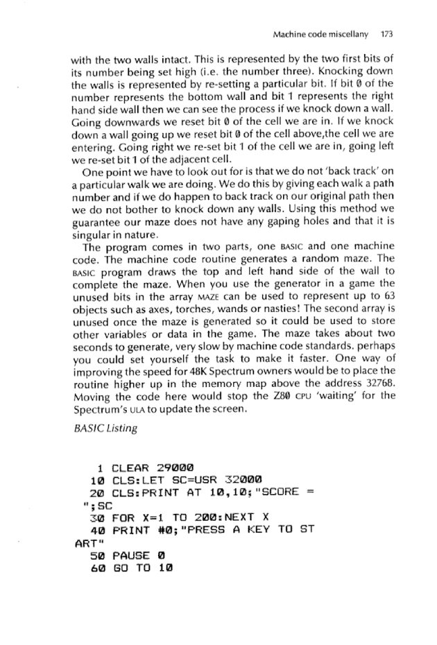 Cracking The Code on the Sinclair ZX Spectrum - Page 173