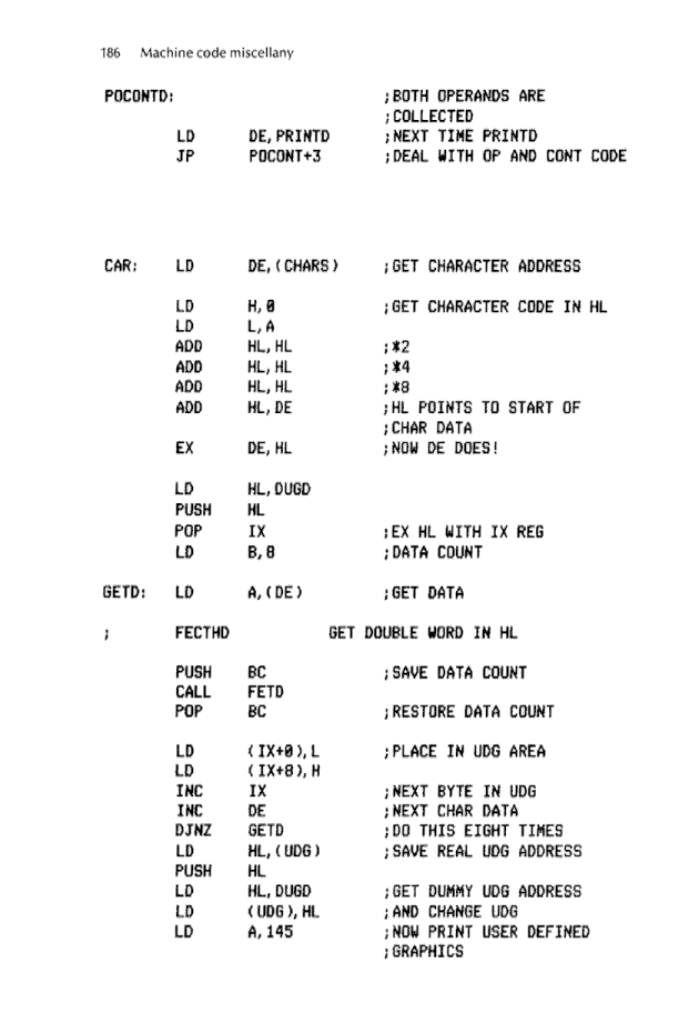 Cracking The Code on the Sinclair ZX Spectrum - Page 186
