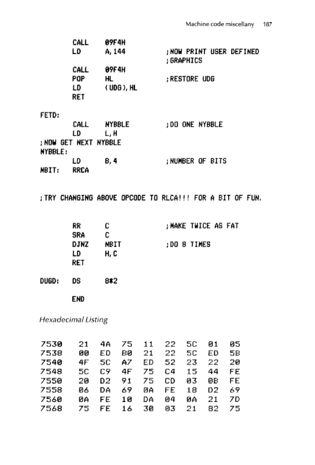 Cracking The Code on the Sinclair ZX Spectrum - Page 187