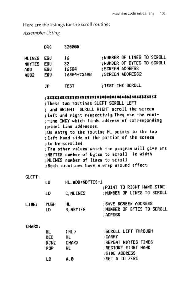 Cracking The Code on the Sinclair ZX Spectrum - Page 189