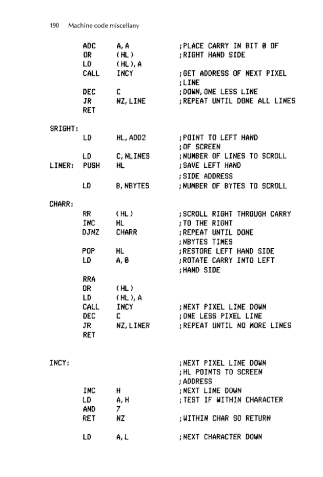 Cracking The Code on the Sinclair ZX Spectrum - Page 190
