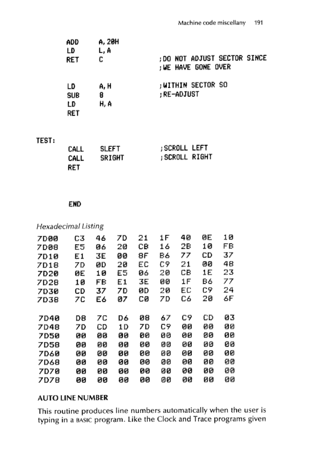 Cracking The Code on the Sinclair ZX Spectrum - Page 191