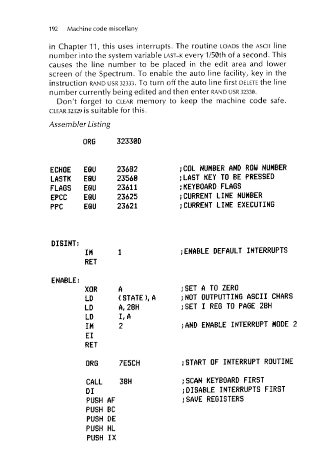 Cracking The Code on the Sinclair ZX Spectrum - Page 192