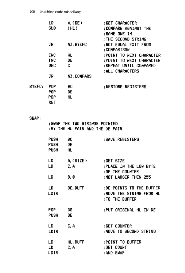 Cracking The Code on the Sinclair ZX Spectrum - Page 200