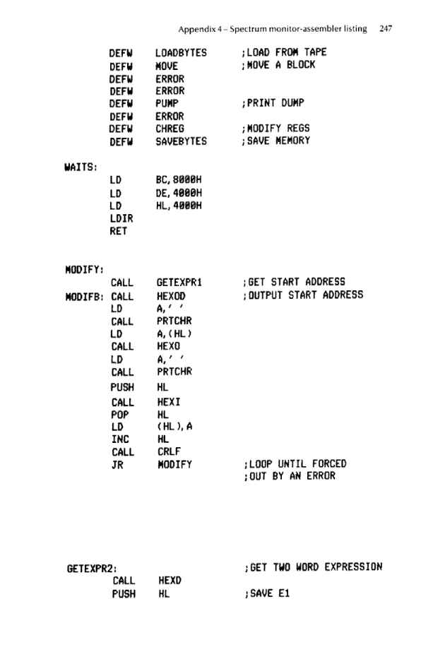 Cracking The Code on the Sinclair ZX Spectrum - Page 247