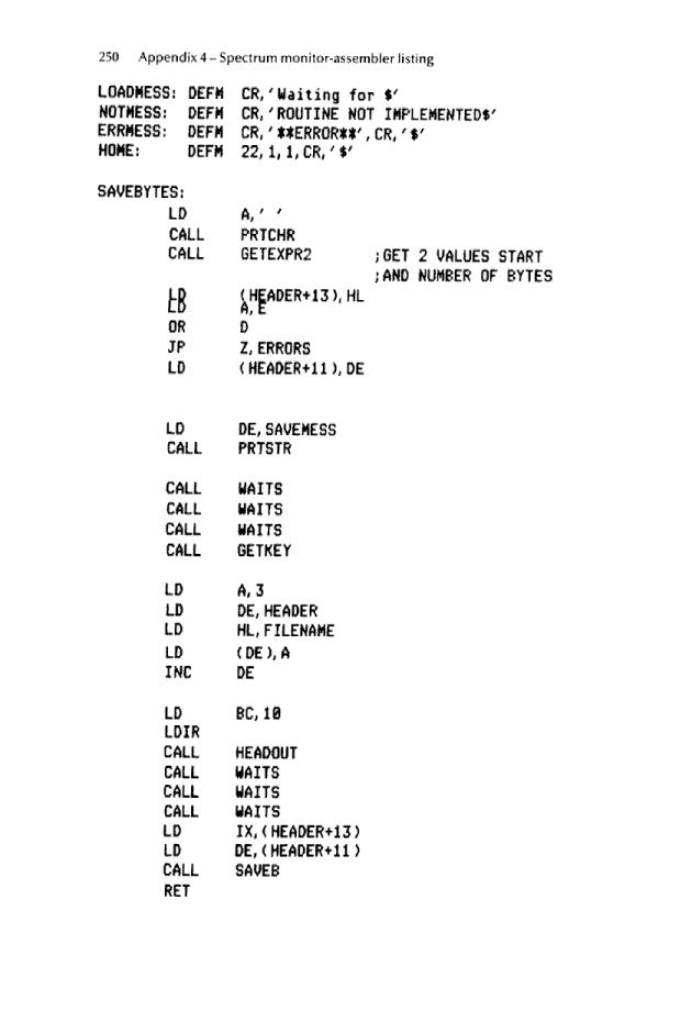 Cracking The Code on the Sinclair ZX Spectrum - Page 250