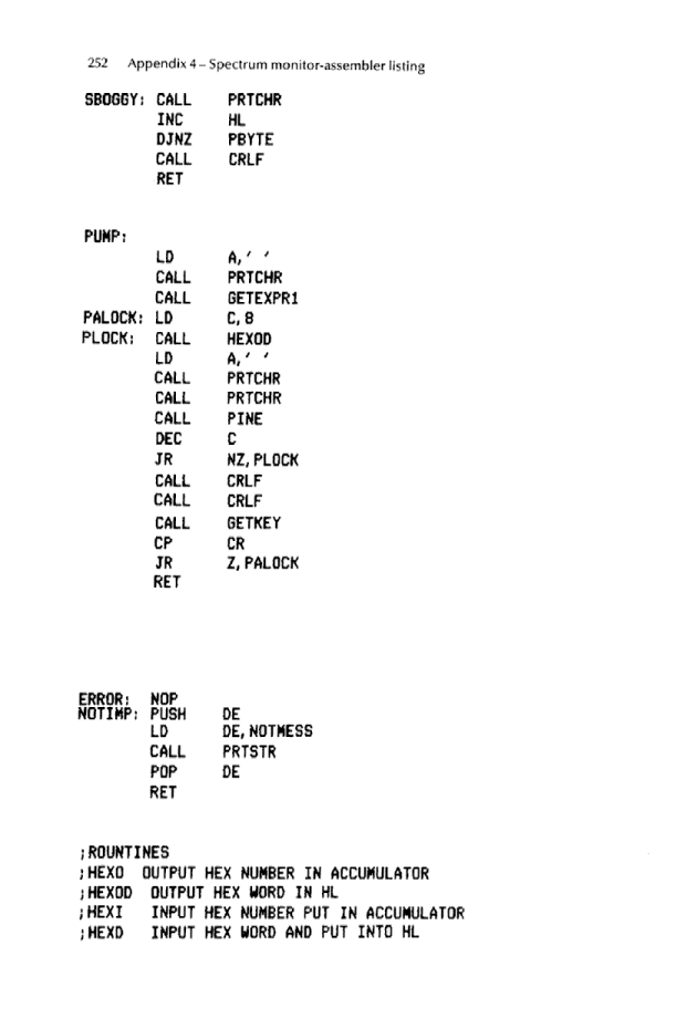Cracking The Code on the Sinclair ZX Spectrum - Page 252
