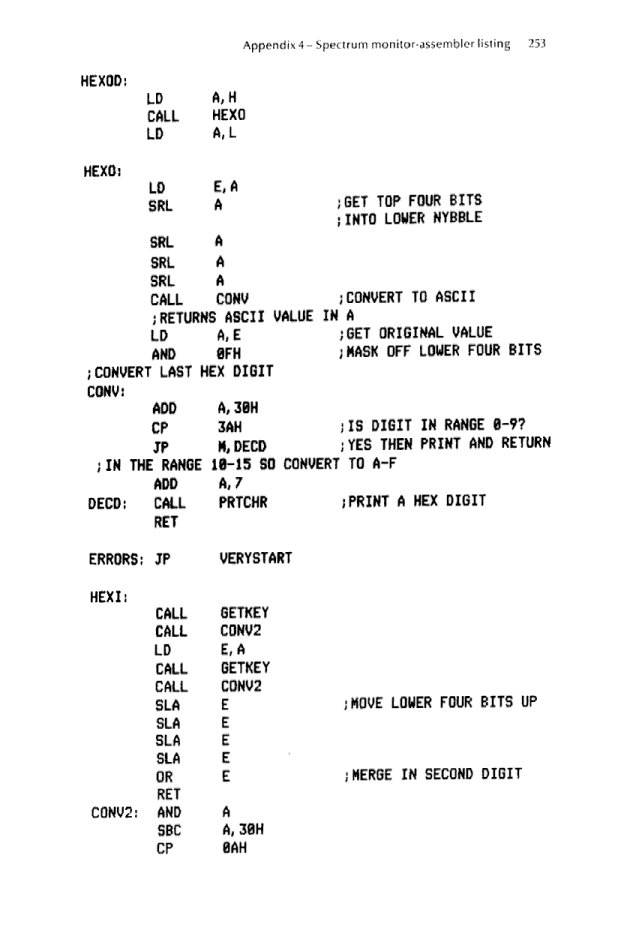Cracking The Code on the Sinclair ZX Spectrum - Page 253