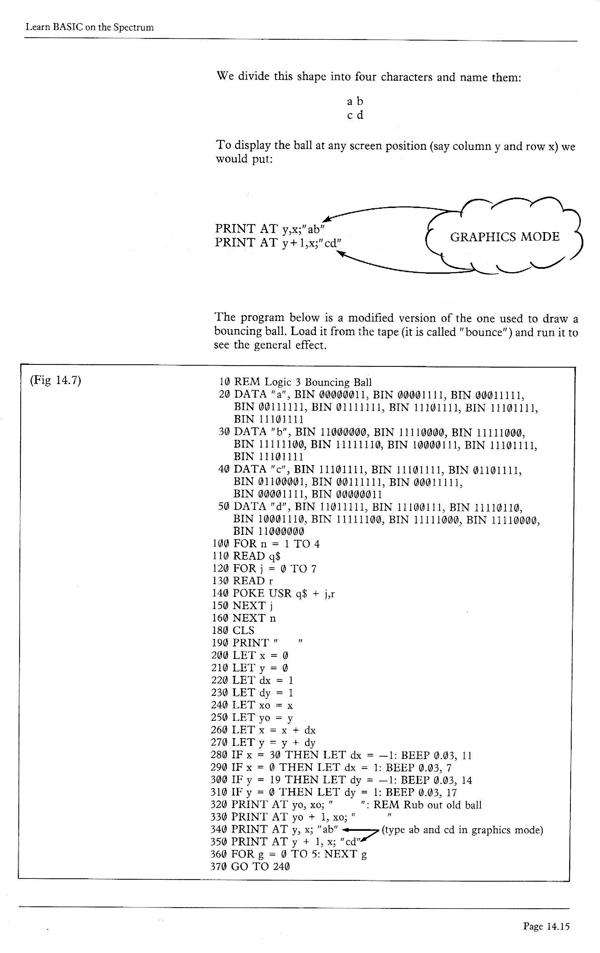 Learn BASIC on the Spectrum - Chapter 14.15