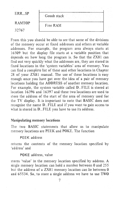 The Art of Programming the 16K ZX81 - Page 7