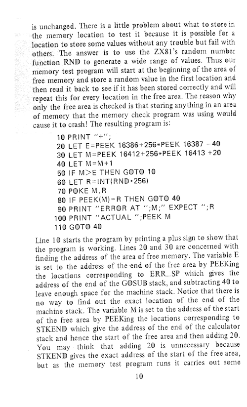 The Art of Programming the 16K ZX81 - Page 10