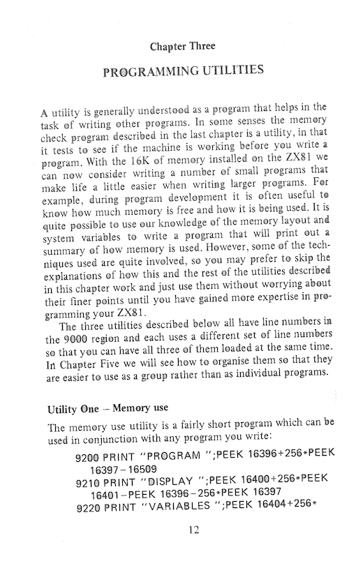 The Art of Programming the 16K ZX81 - Page 12