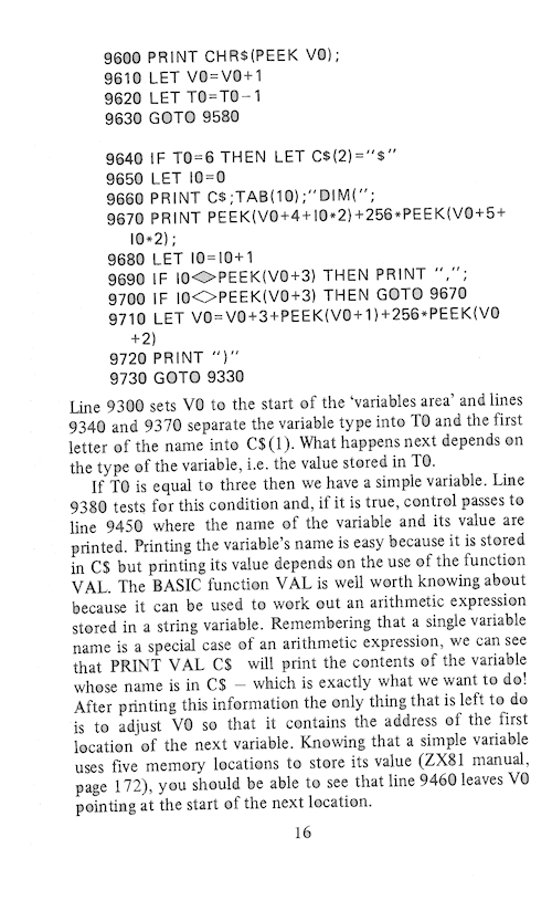 The Art of Programming the 16K ZX81 - Page 16