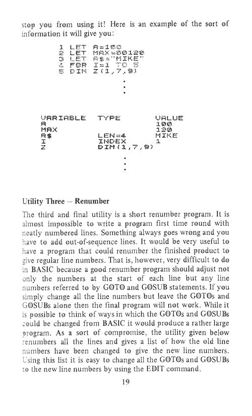 The Art of Programming the 16K ZX81 - Page 19