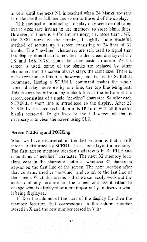 The Art of Programming the 16K ZX81 - Page 31