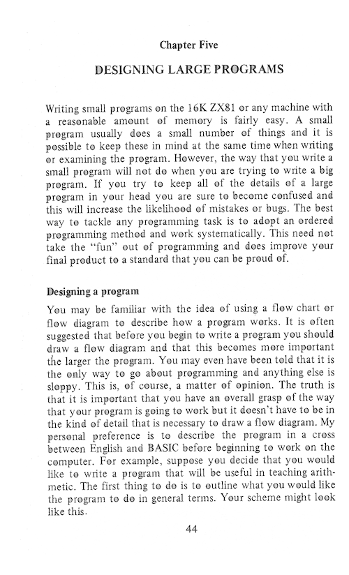 The Art of Programming the 16K ZX81 - Page 44