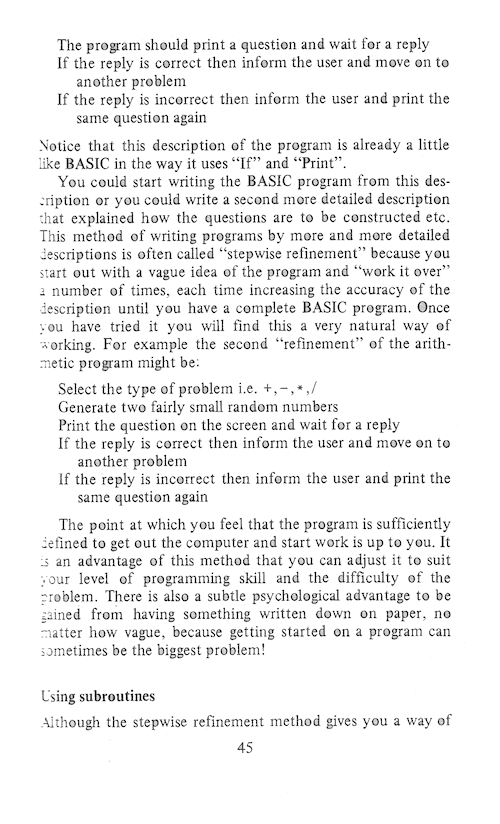 The Art of Programming the 16K ZX81 - Page 45