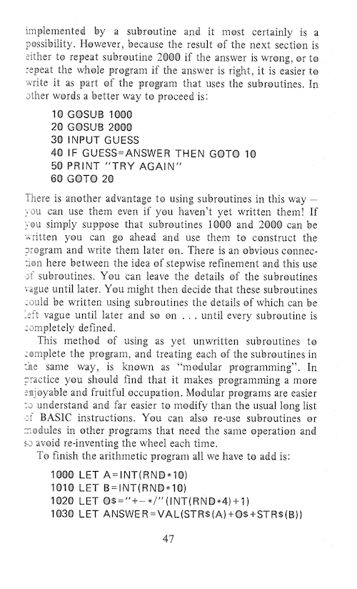 The Art of Programming the 16K ZX81 - Page 47