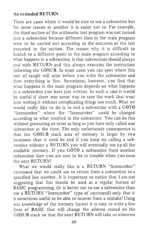 The Art of Programming the 16K ZX81 - Page 49